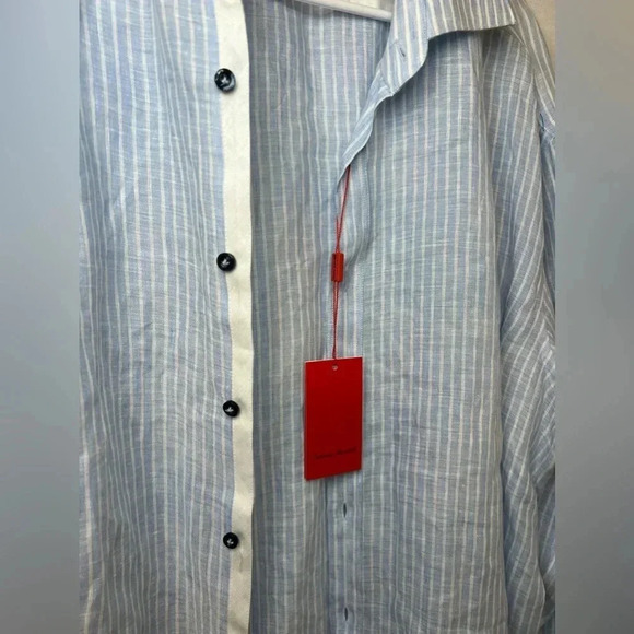 Luciano Bardelli Dress Shirt Mens 100% Cotton Italian - Picture 4 of 8
